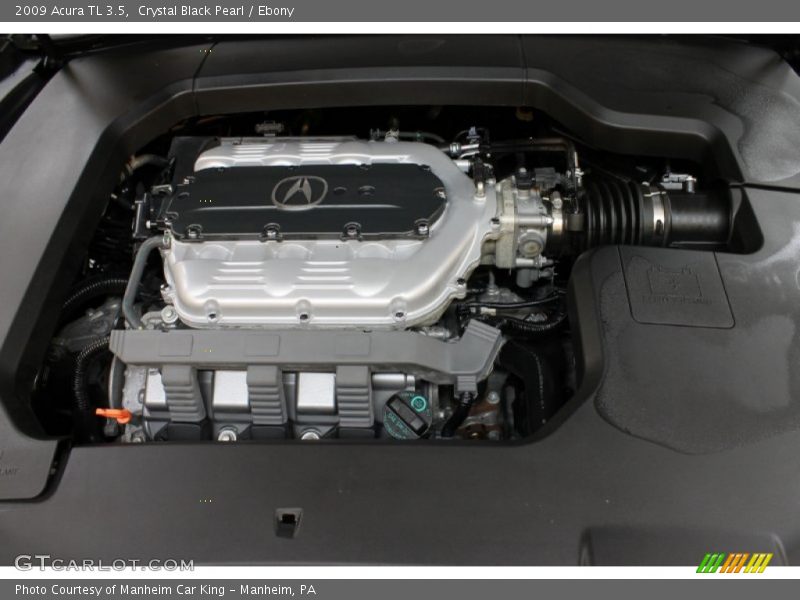 Crystal Black Pearl / Ebony 2009 Acura TL 3.5