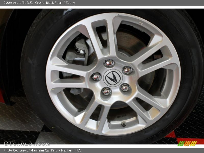 Crystal Black Pearl / Ebony 2009 Acura TL 3.5