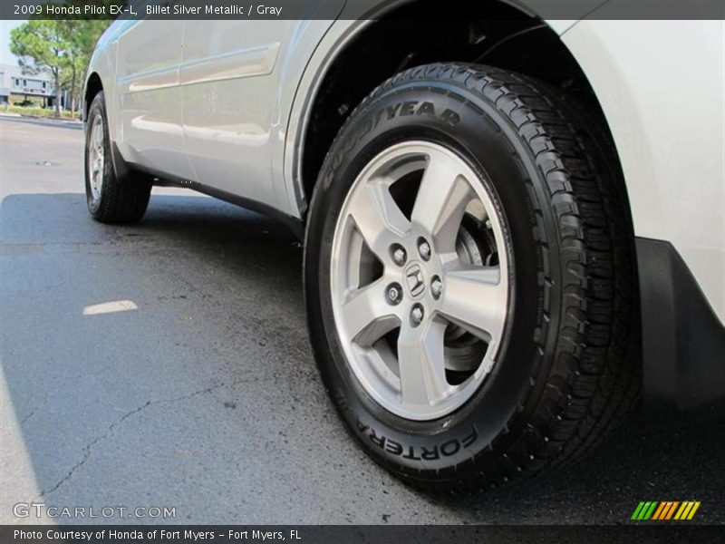 Billet Silver Metallic / Gray 2009 Honda Pilot EX-L