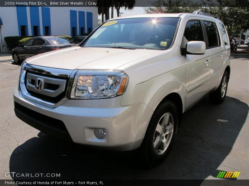 Billet Silver Metallic / Gray 2009 Honda Pilot EX-L