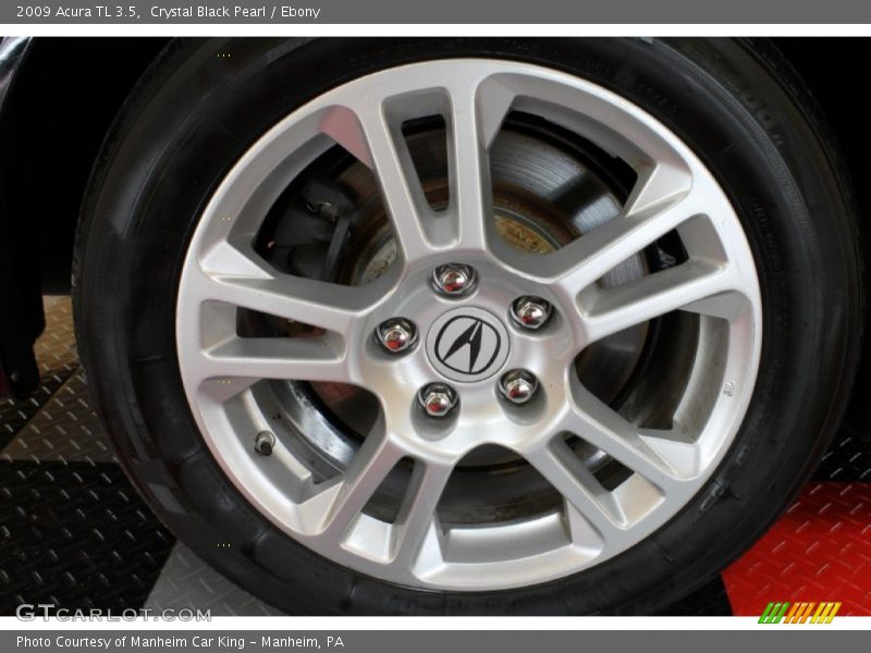Crystal Black Pearl / Ebony 2009 Acura TL 3.5