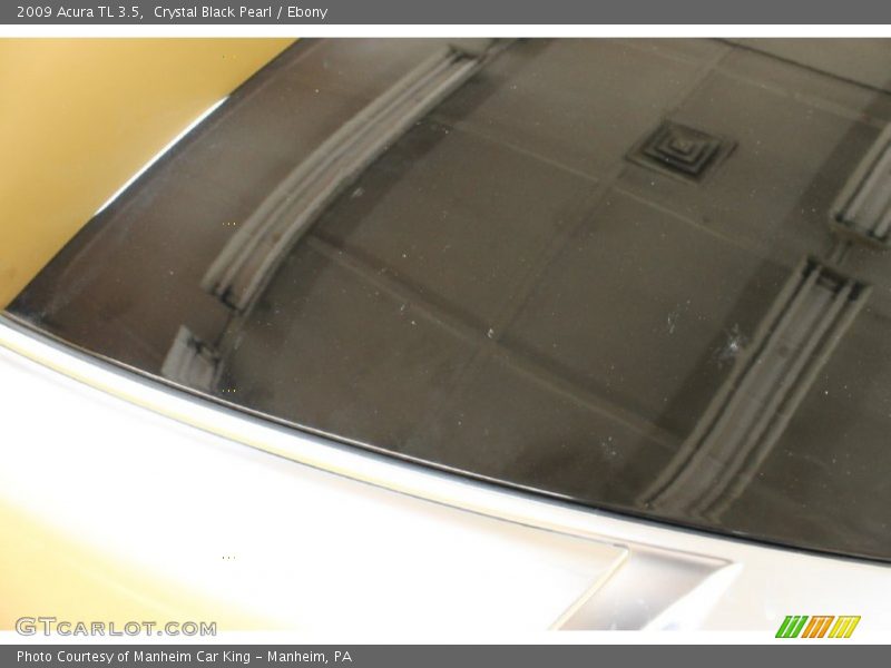 Crystal Black Pearl / Ebony 2009 Acura TL 3.5