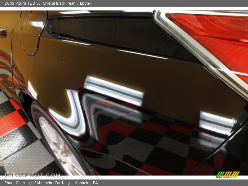 Crystal Black Pearl / Ebony 2009 Acura TL 3.5
