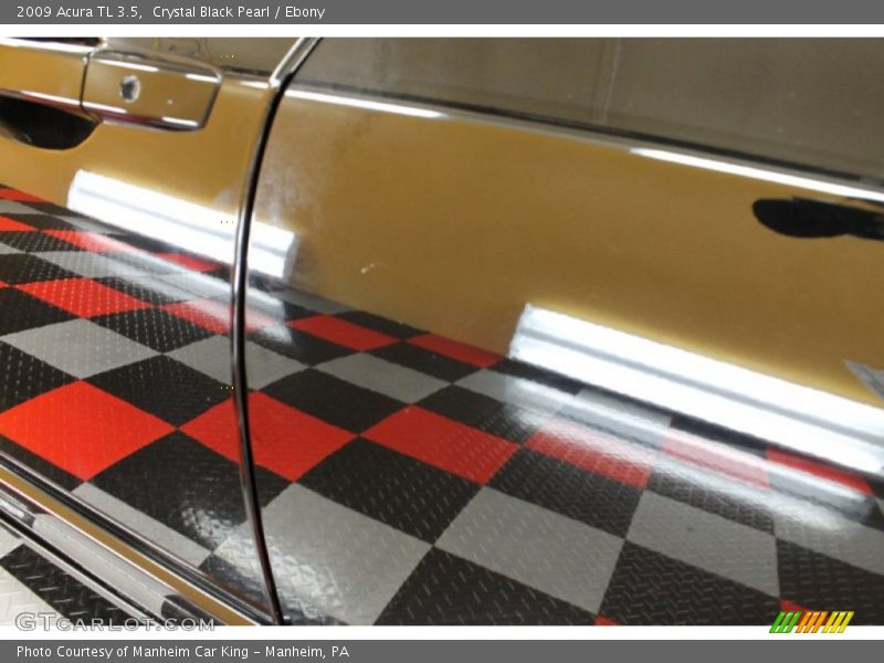 Crystal Black Pearl / Ebony 2009 Acura TL 3.5