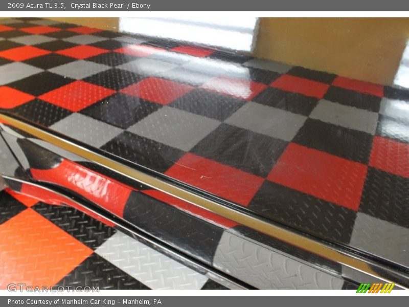 Crystal Black Pearl / Ebony 2009 Acura TL 3.5