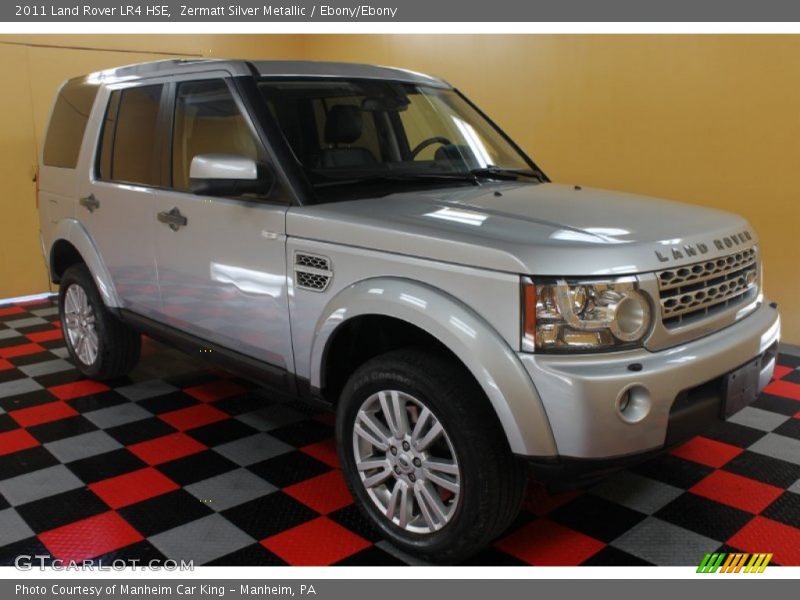 Zermatt Silver Metallic / Ebony/Ebony 2011 Land Rover LR4 HSE