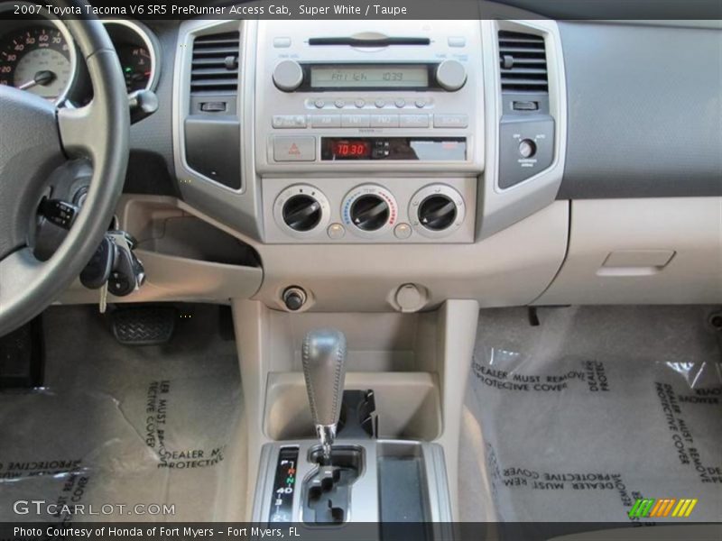 Super White / Taupe 2007 Toyota Tacoma V6 SR5 PreRunner Access Cab