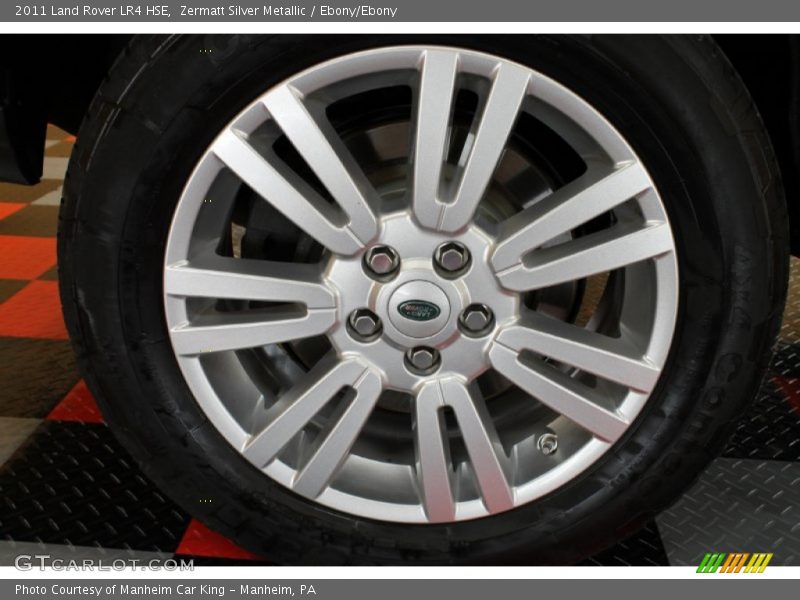 Zermatt Silver Metallic / Ebony/Ebony 2011 Land Rover LR4 HSE