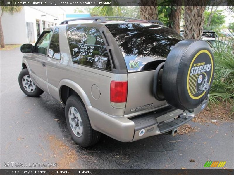 Sandalwood Metallic / Graphite 2003 Chevrolet Blazer LS 4x4