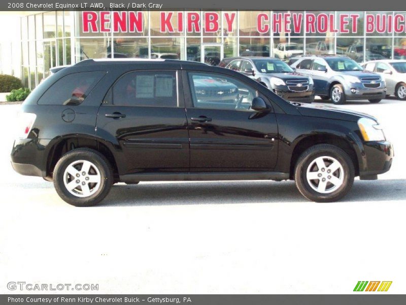 Black / Dark Gray 2008 Chevrolet Equinox LT AWD