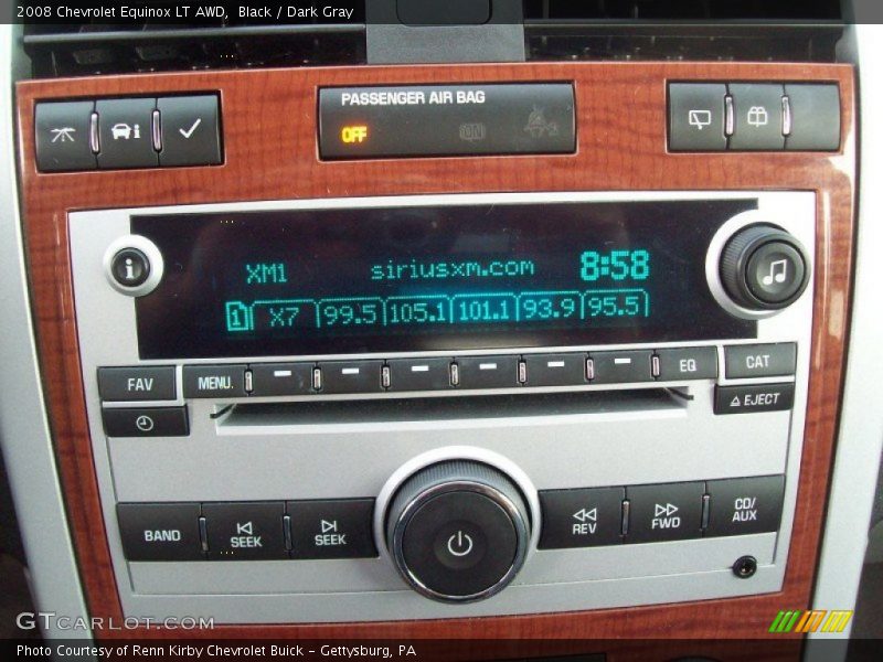 Black / Dark Gray 2008 Chevrolet Equinox LT AWD