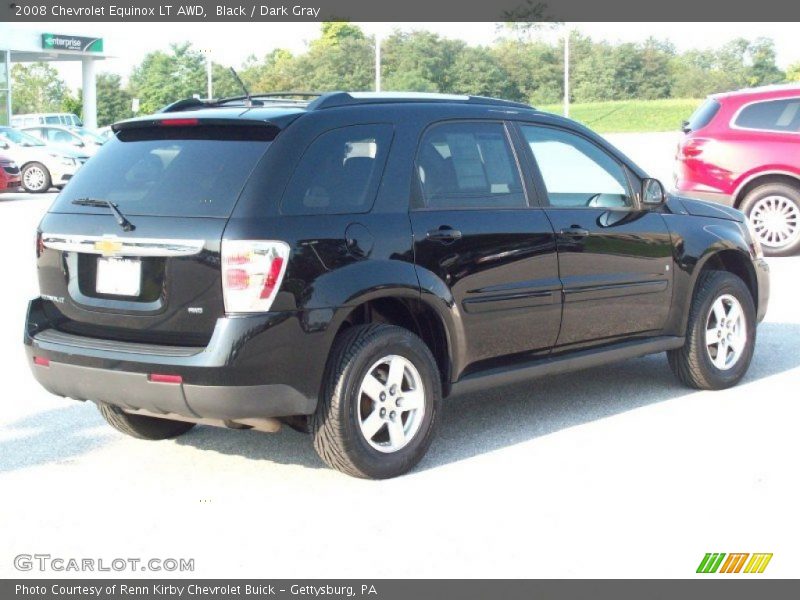 Black / Dark Gray 2008 Chevrolet Equinox LT AWD