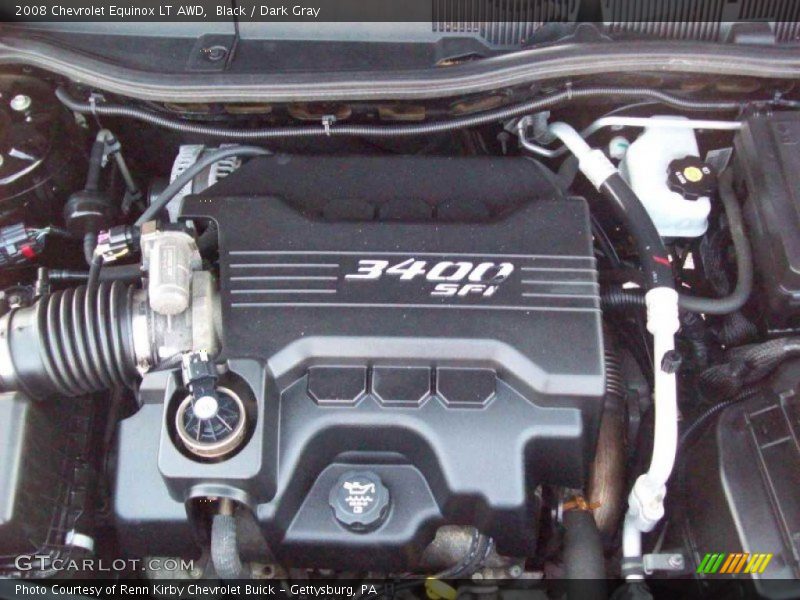 Black / Dark Gray 2008 Chevrolet Equinox LT AWD