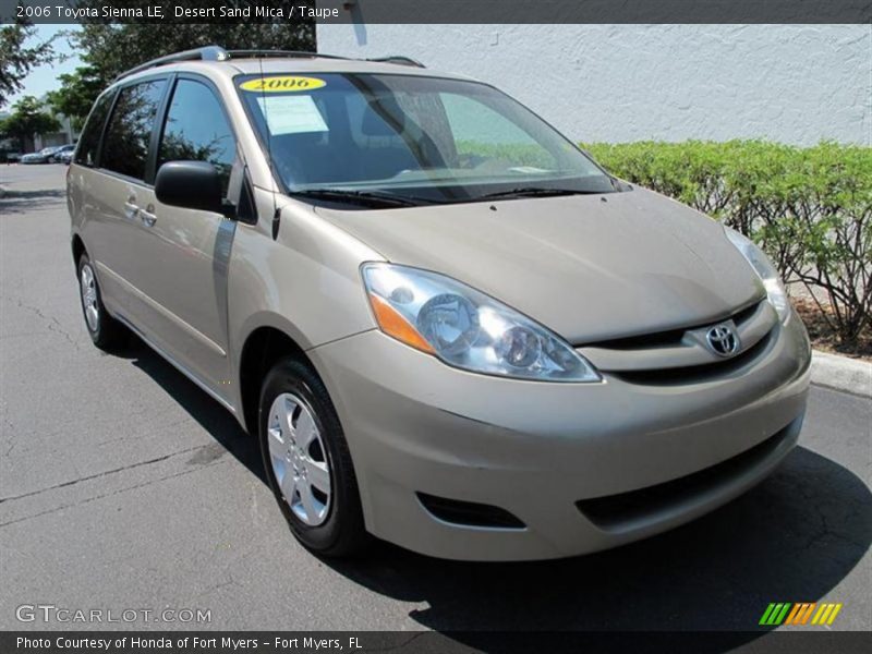 Desert Sand Mica / Taupe 2006 Toyota Sienna LE
