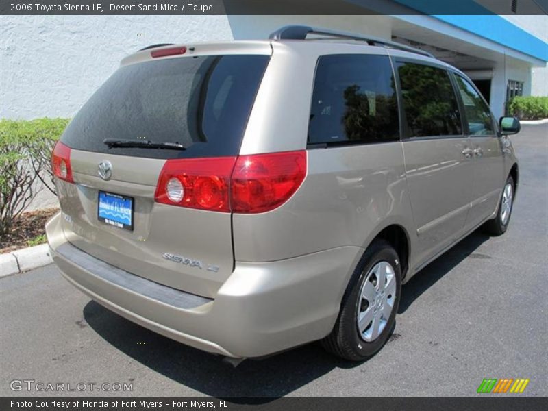 Desert Sand Mica / Taupe 2006 Toyota Sienna LE