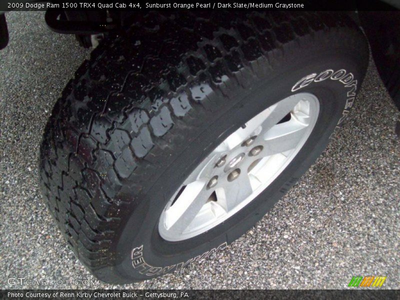 Sunburst Orange Pearl / Dark Slate/Medium Graystone 2009 Dodge Ram 1500 TRX4 Quad Cab 4x4