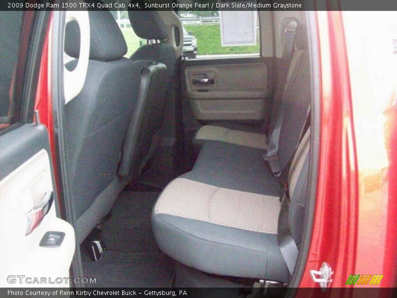Sunburst Orange Pearl / Dark Slate/Medium Graystone 2009 Dodge Ram 1500 TRX4 Quad Cab 4x4