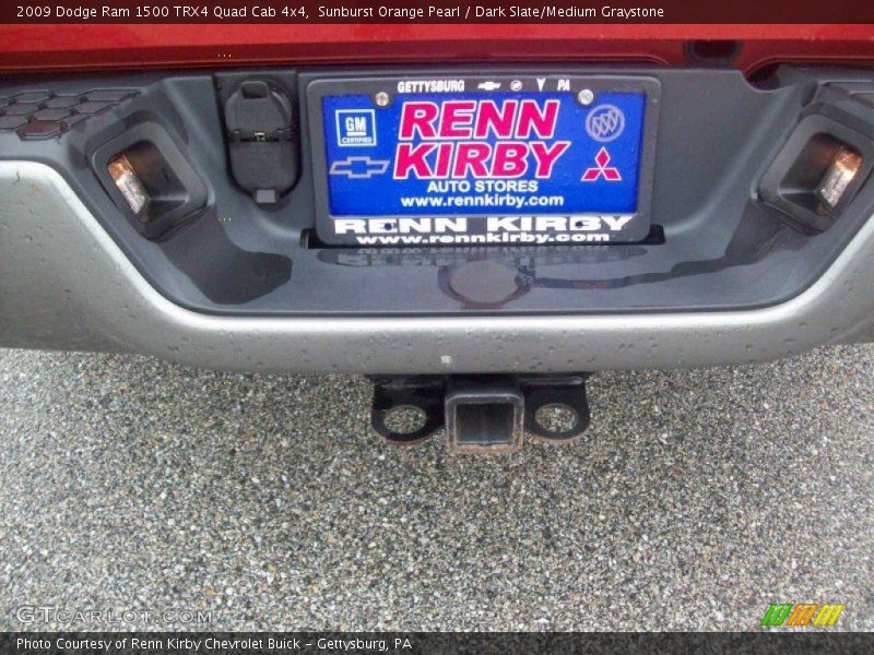 Sunburst Orange Pearl / Dark Slate/Medium Graystone 2009 Dodge Ram 1500 TRX4 Quad Cab 4x4