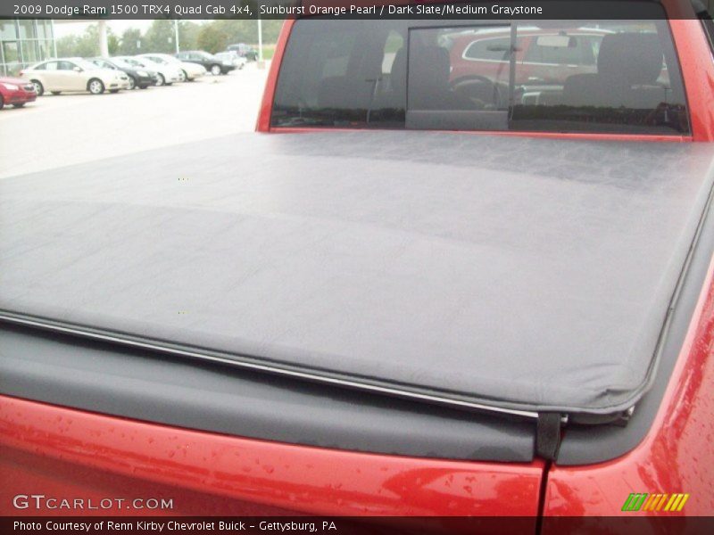 Sunburst Orange Pearl / Dark Slate/Medium Graystone 2009 Dodge Ram 1500 TRX4 Quad Cab 4x4