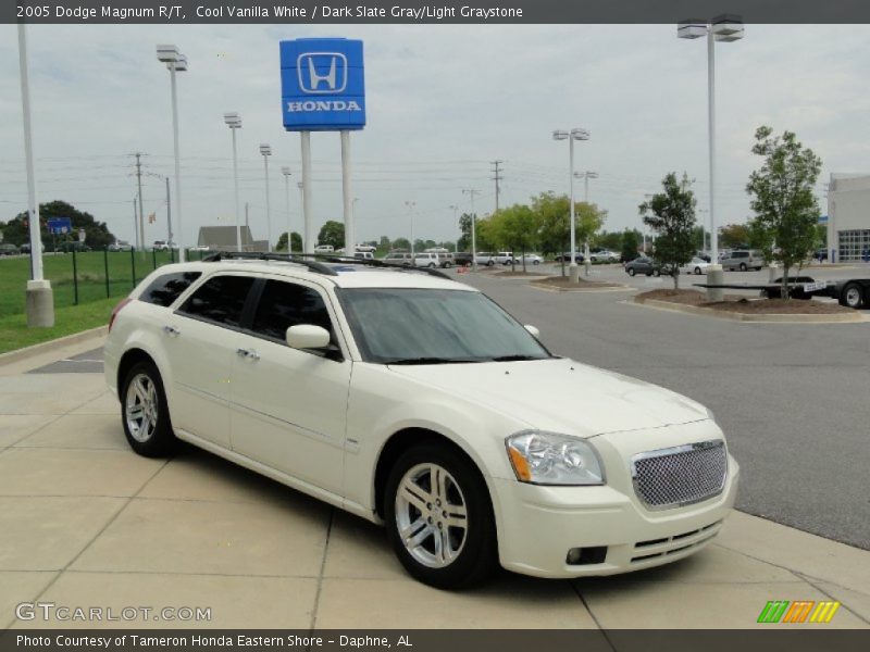 Cool Vanilla White / Dark Slate Gray/Light Graystone 2005 Dodge Magnum R/T