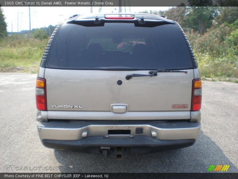 Pewter Metallic / Stone Gray 2003 GMC Yukon XL Denali AWD