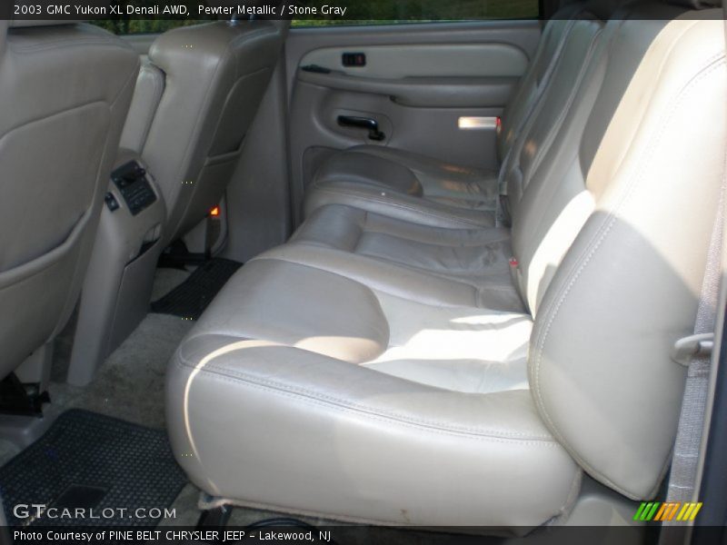 Pewter Metallic / Stone Gray 2003 GMC Yukon XL Denali AWD