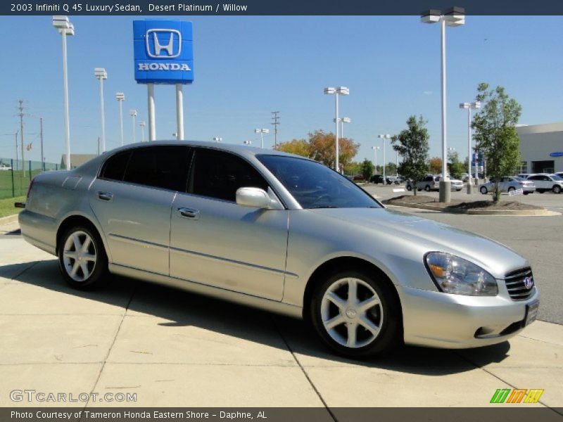 Desert Platinum / Willow 2003 Infiniti Q 45 Luxury Sedan
