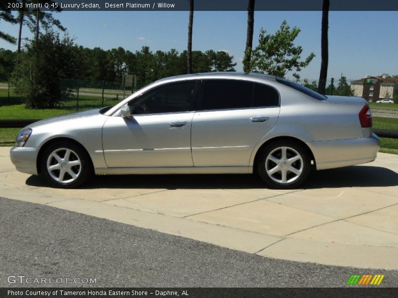 Desert Platinum / Willow 2003 Infiniti Q 45 Luxury Sedan