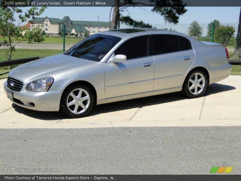 Desert Platinum / Willow 2003 Infiniti Q 45 Luxury Sedan