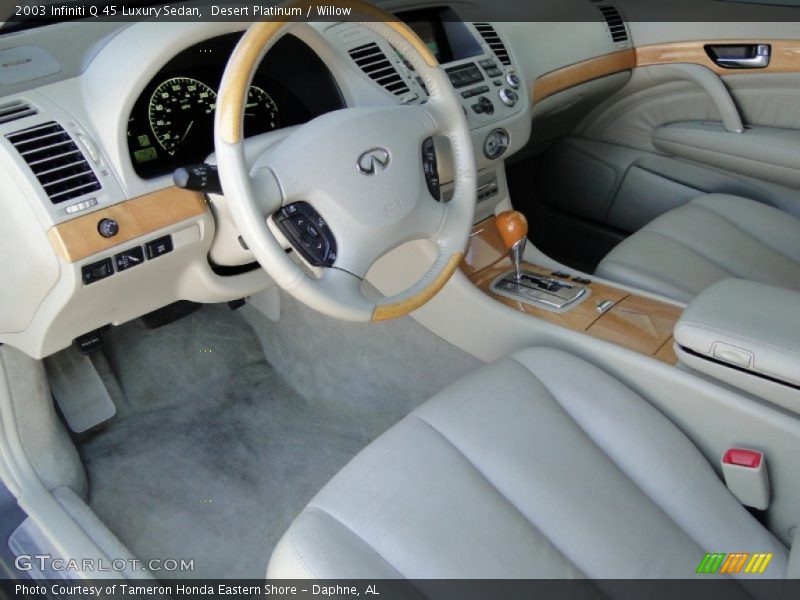  2003 Q 45 Luxury Sedan Willow Interior