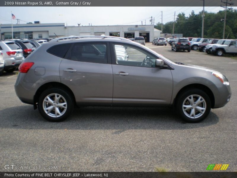Gotham Gray / Gray 2009 Nissan Rogue SL AWD