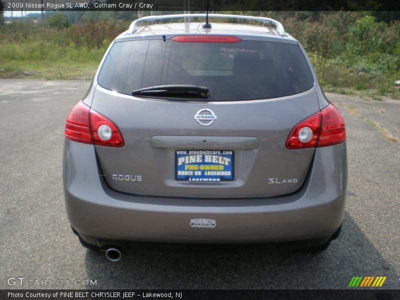Gotham Gray / Gray 2009 Nissan Rogue SL AWD