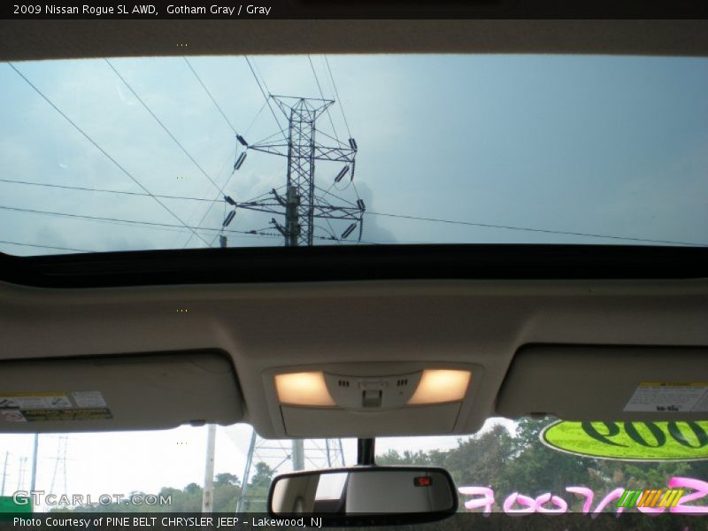 Gotham Gray / Gray 2009 Nissan Rogue SL AWD