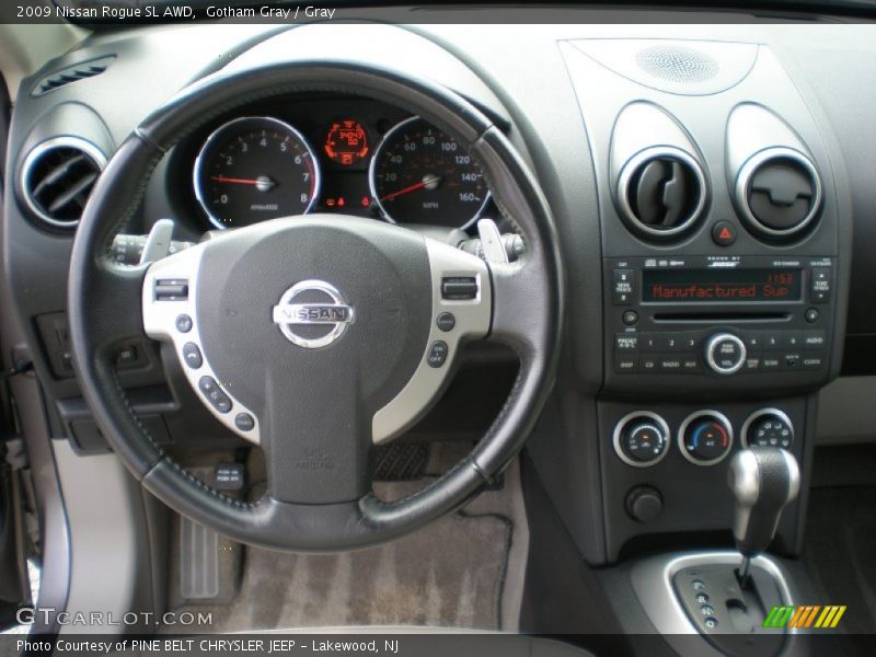 Gotham Gray / Gray 2009 Nissan Rogue SL AWD