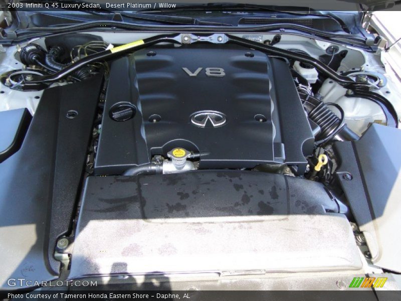 Desert Platinum / Willow 2003 Infiniti Q 45 Luxury Sedan