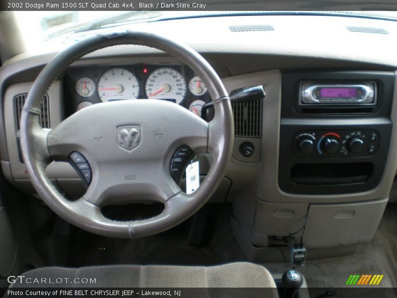 Dashboard of 2002 Ram 1500 SLT Quad Cab 4x4