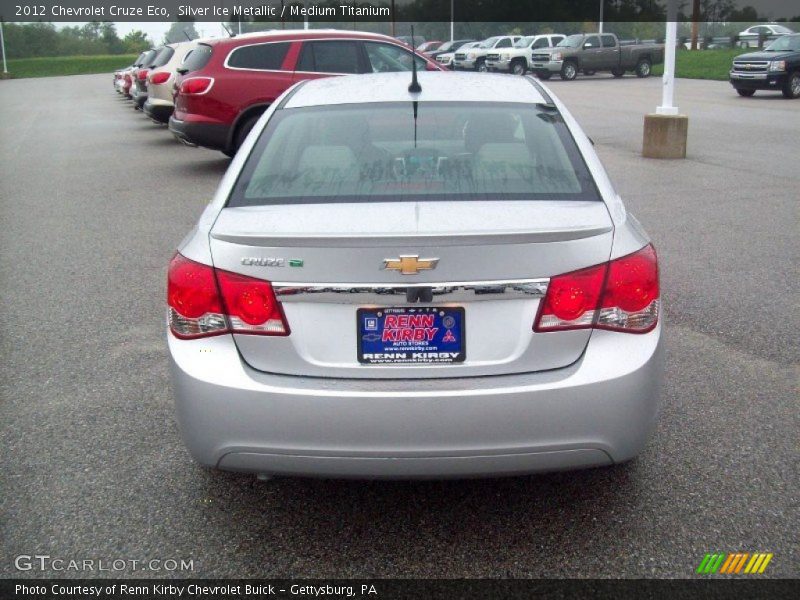 Silver Ice Metallic / Medium Titanium 2012 Chevrolet Cruze Eco