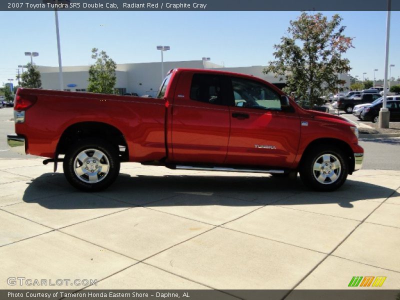 Radiant Red / Graphite Gray 2007 Toyota Tundra SR5 Double Cab