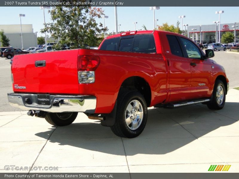 Radiant Red / Graphite Gray 2007 Toyota Tundra SR5 Double Cab