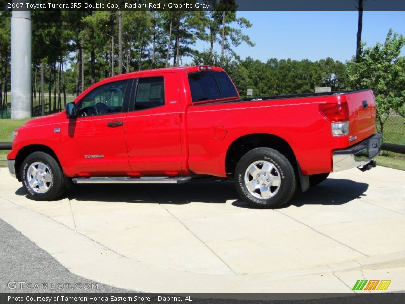 Radiant Red / Graphite Gray 2007 Toyota Tundra SR5 Double Cab