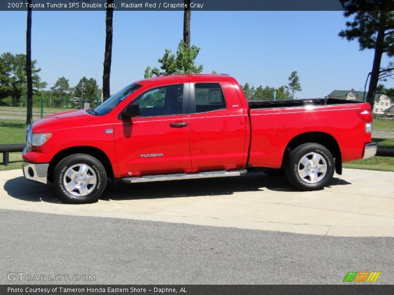Radiant Red / Graphite Gray 2007 Toyota Tundra SR5 Double Cab