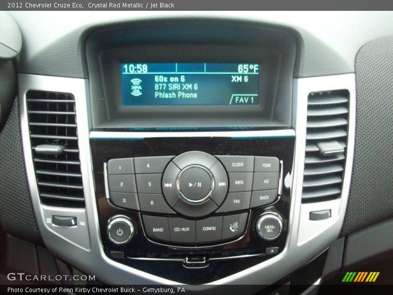 Crystal Red Metallic / Jet Black 2012 Chevrolet Cruze Eco