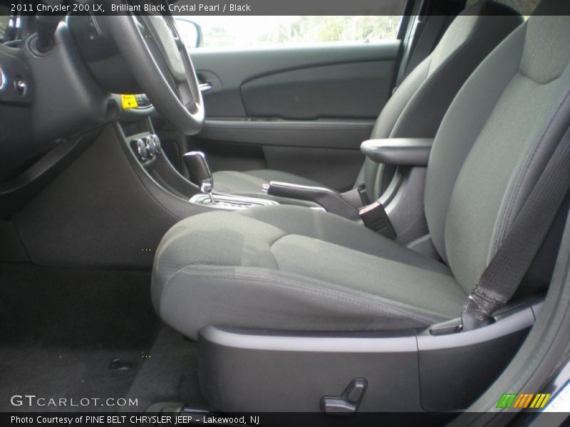 Brilliant Black Crystal Pearl / Black 2011 Chrysler 200 LX