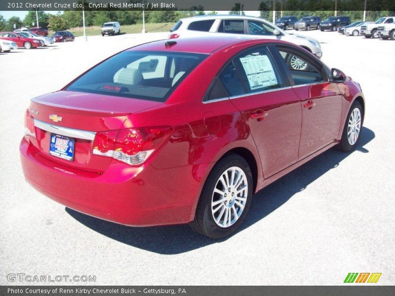 Crystal Red Metallic / Jet Black 2012 Chevrolet Cruze Eco