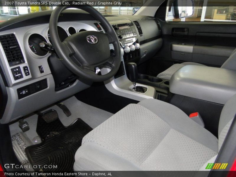 Radiant Red / Graphite Gray 2007 Toyota Tundra SR5 Double Cab