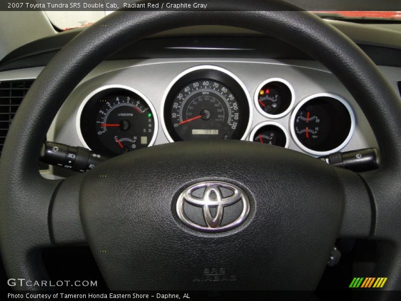Radiant Red / Graphite Gray 2007 Toyota Tundra SR5 Double Cab