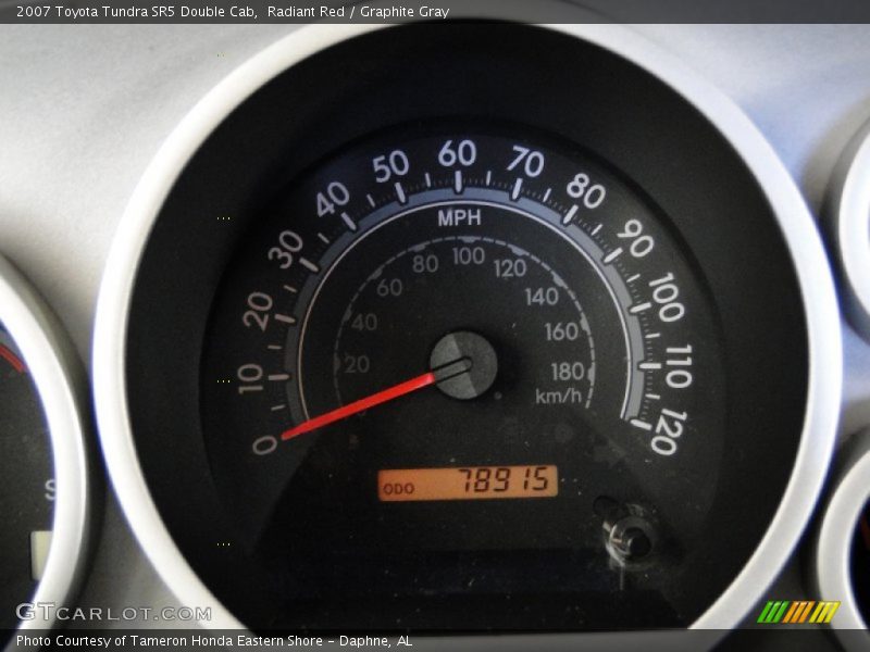 Radiant Red / Graphite Gray 2007 Toyota Tundra SR5 Double Cab