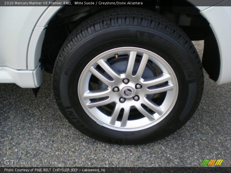 White Suede / Greystone/Stone Alcantara 2010 Mercury Mariner V6 Premier 4WD