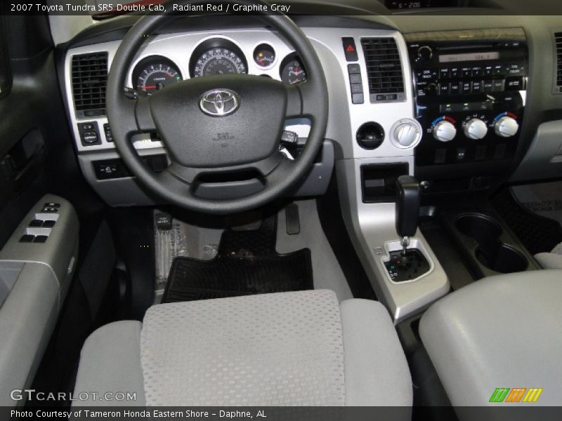 Radiant Red / Graphite Gray 2007 Toyota Tundra SR5 Double Cab