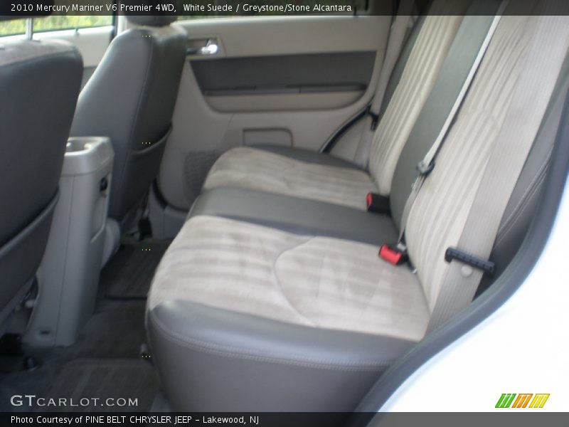 White Suede / Greystone/Stone Alcantara 2010 Mercury Mariner V6 Premier 4WD